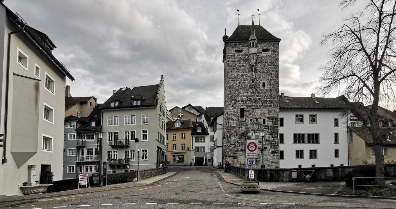 Blick Auf Schwarzen Turm - Freihofapartments 布鲁格 外观 照片